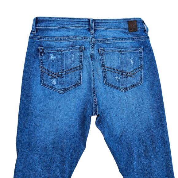Distressed Jeans Buckle BKE Payton Skinny Size 30 Stretch Denim Crop Ankle - Picture 9 of 10